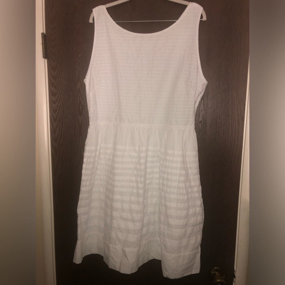 Garnet Hill white sundress size 18